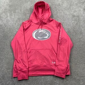 Under Armour Penn State Nittany Lions Hoodie Womens XL Pink Pullover NCAA Logo
